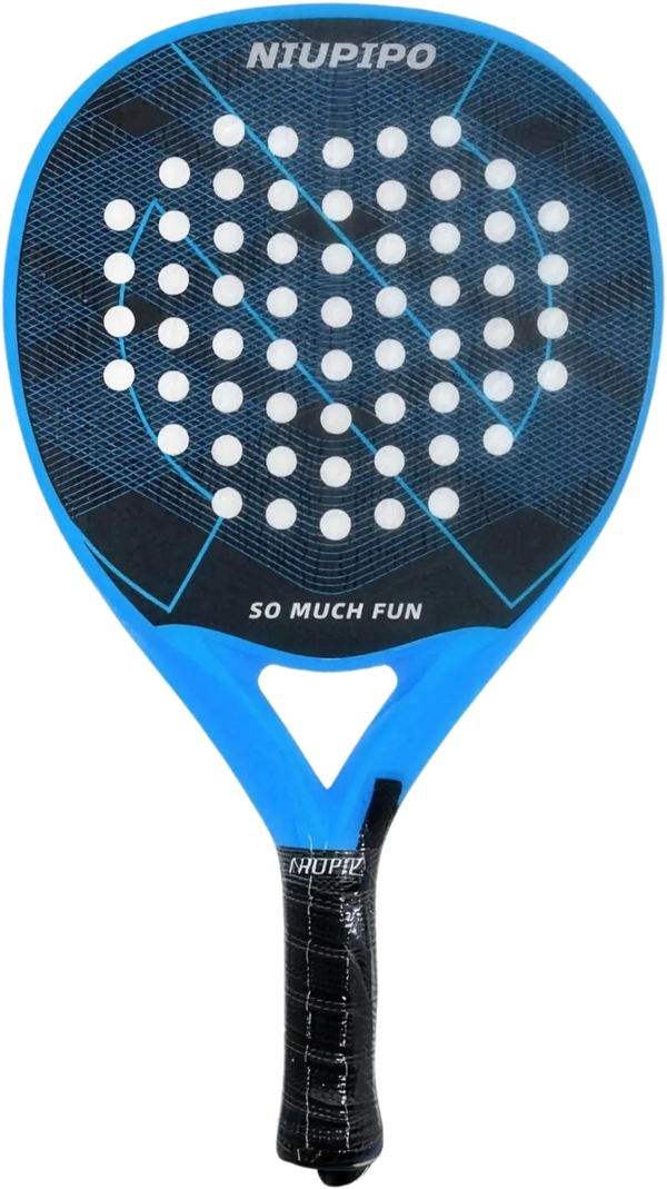 Teardrop padel racket